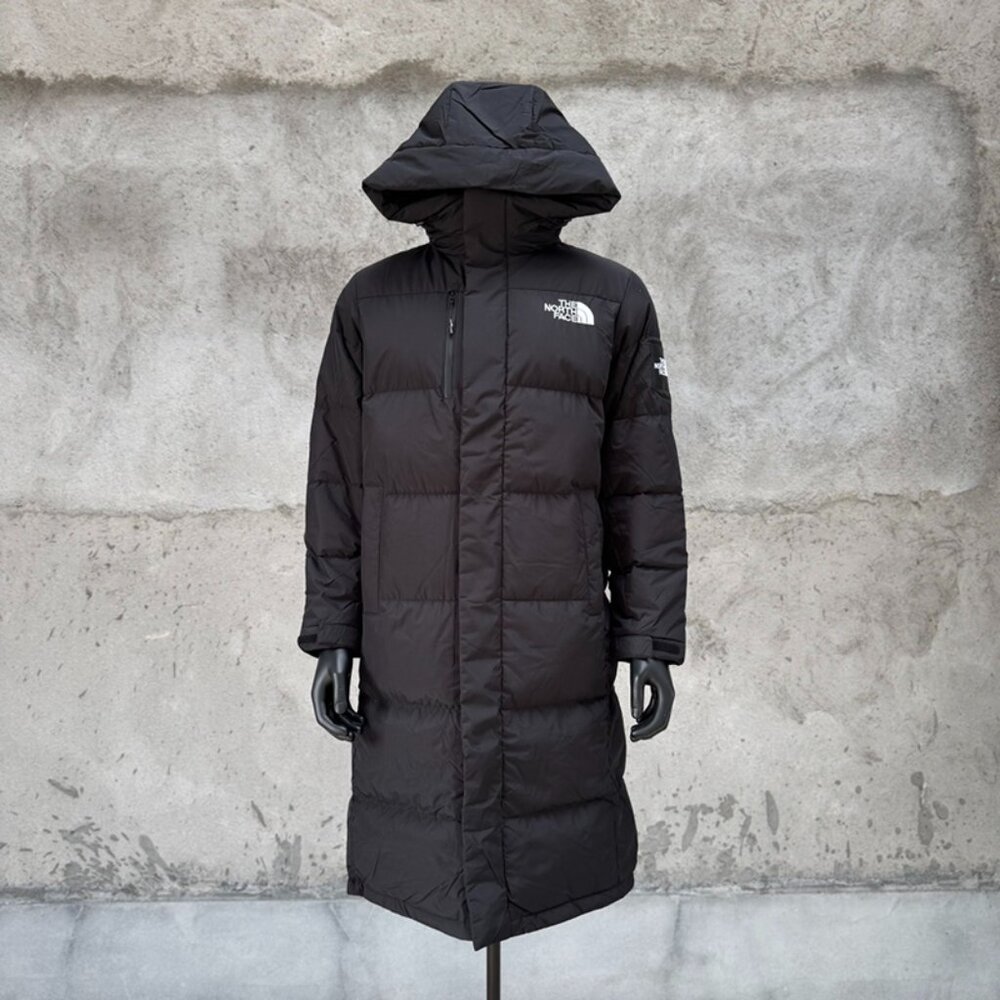 The North Face Black Long Down Jacket